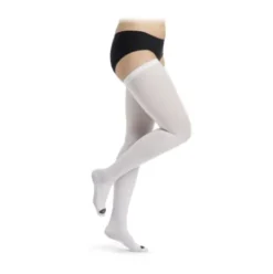 Sigvaris Thrombo Calza Antitromboembolica Coscia Corta Bianco XS