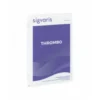 Sigvaris Thrombo Gambaletto Lungo Antiembolia Punta Aperta Bianco Taglia S