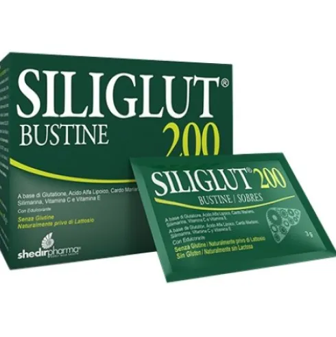 Siliglut 200 - Integratore alimentare per il benessere del fegato - 20 bustine