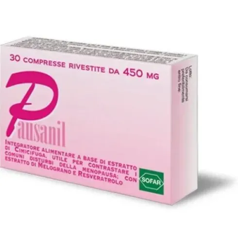 Sofar Pausanil Integratore Menopausa Allevia Disturbi Formato Compresse