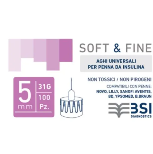 SOFT&FINE Ago Ins.31g 5mm100pz