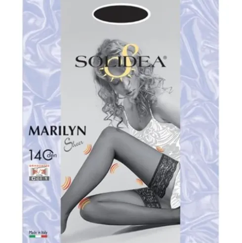 Solidea Marilyn 140 Bronze Calze Autoreggenti Compressione 18-21 mmHg Taglia ML