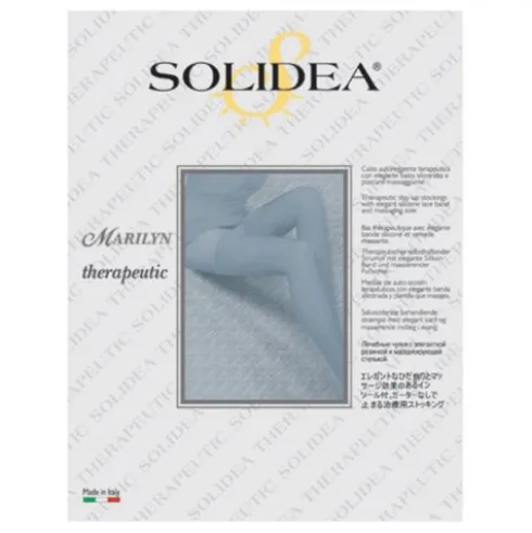 Solidea Marilyn CCL 1 Calze Autoreggenti Punta Aperta Natur Taglia XL