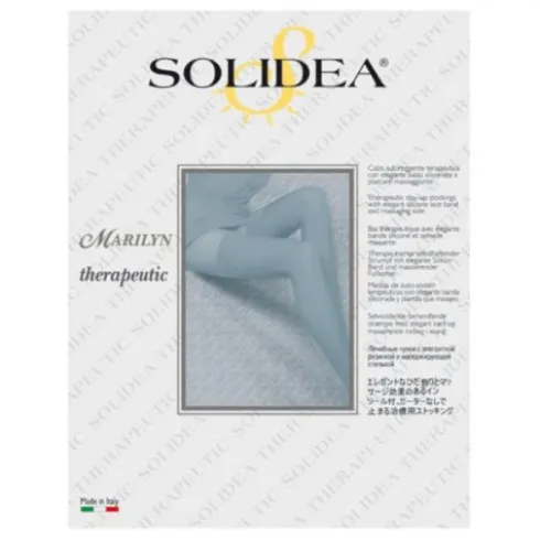 Solidea Marilyn CCL2 Punta Aperta Natur Taglia XL Calza Autoreggente Terapia Venose