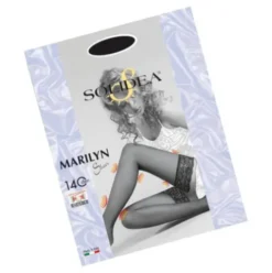 Solidea Marilyn 140 Sheer Calza Autoreggente Visone Taglia 3-ML