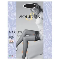 Solidea Marilyn 70 Sheer Calza Autoreggente Camel Taglia 3-ML