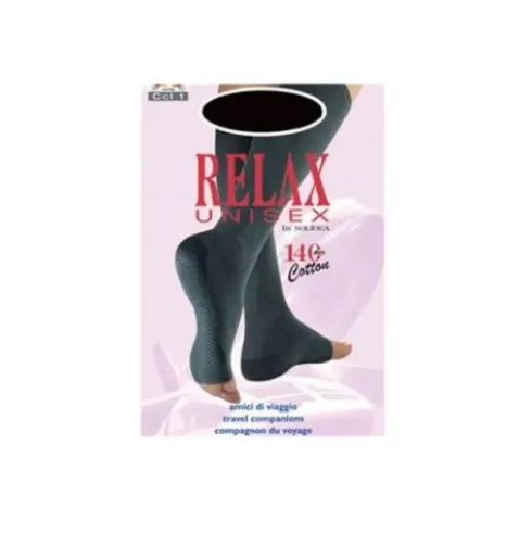 Solidea Relax Unisex 140 Gambaletto Compressione Naturale Taglia 1-S