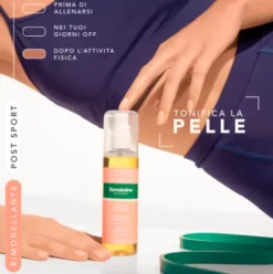 Somatoline Skin Expert Active Olio Post Sport - Olio corpo secco rimodellante in spray ideale post allenamento - 125 ml