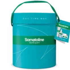 Somatoline SkinExpert Cofanetto Viso Giorno Antietà - Crema esfoliante dermolevigante 10 ml + Booster antirughe 30 ml + Crema giorno levigante 15 ml