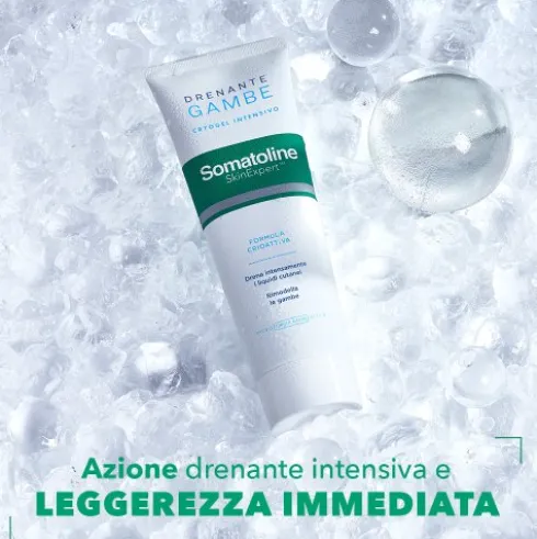 Somatoline Skin Expert Crema Drenante Rimodellante Gambe - Per gambe snelle e leggere - 200 ml