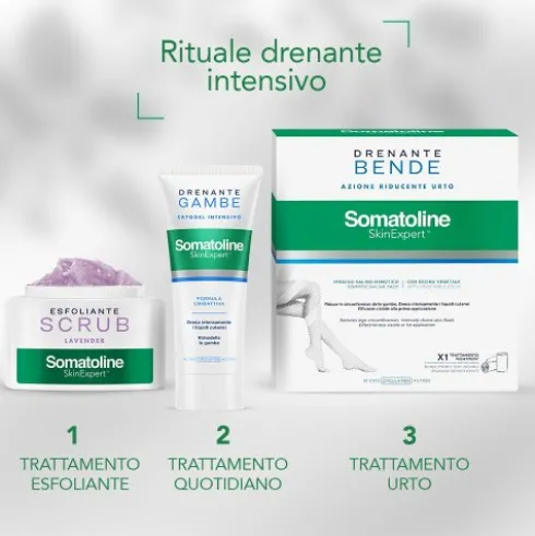Somatoline Skin Expert Crema Drenante Rimodellante Gambe - Per gambe snelle e leggere - 200 ml