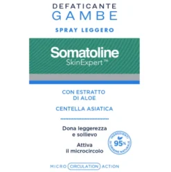 Somatoline Skin Expert Defaticante Gambe Spray - Immediato sollievo per gambe pesanti - 125 ml