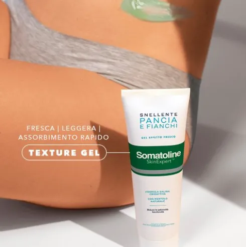 Somatoline Skin Expert Snellente Pancia e Fianchi Cryogel - Crema anticellulite effetto freddo - 250 ml