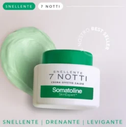 Somatoline Snellente 7 Notti Crema Effetto Caldo - Crema corpo anti cellulite intensiva - 400 ml