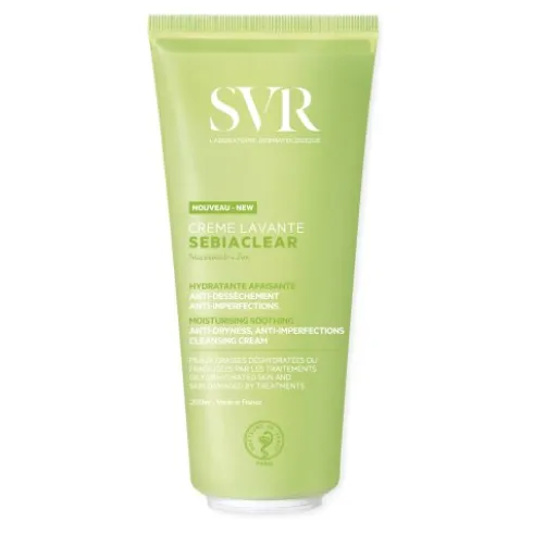 Svr Sebiaclear Creme Lavante Viso e Corpo - Detergente antimperfezioni per pelle disidratata - 200 ml