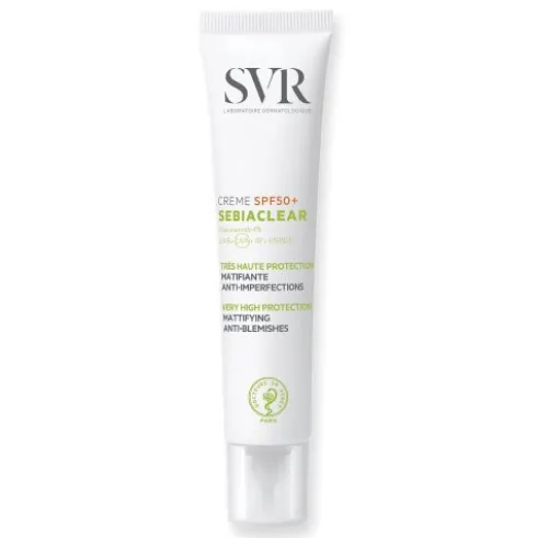 Svr Sebiaclear Creme SPF50 - Crema viso effetto mat per pelle mista e grassa - 40 ml