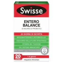 Swisse Entero Balance - Integratore per l'equilibrio della flora intestinale - 20 capsule