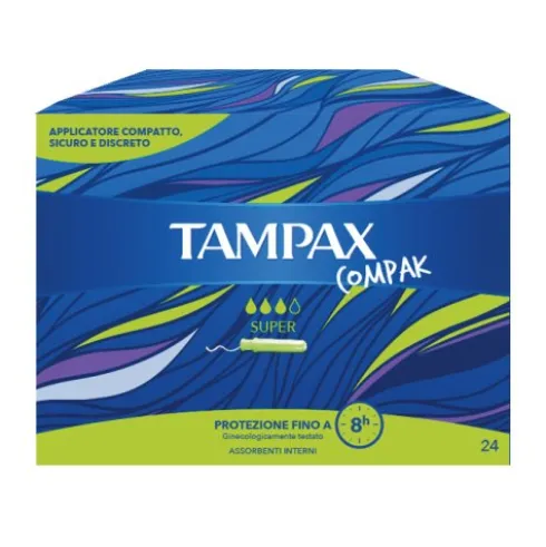TAMPAX COMPAK Super 24 Tamp.