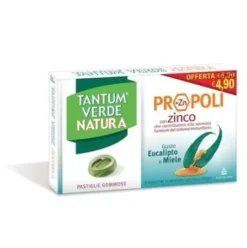 Tantum Verde Natura 15 Pastiglie Gommose Eucalipto e Miele