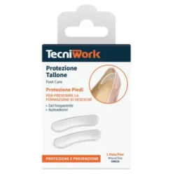 TecniWork Protezione Invisibile Tall Gel Sollievo Tallone 1 Paio