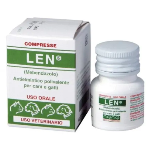 Teknofarma Vet Len 160 Mg, Antielmintico in Compresse per Cani e Gatti