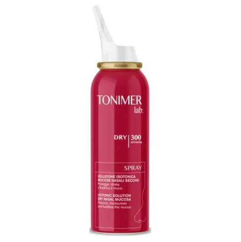 Tonimer Lab Dry Nose Spray - Soluzione isotonica per la secchezza nasale - 100 ml