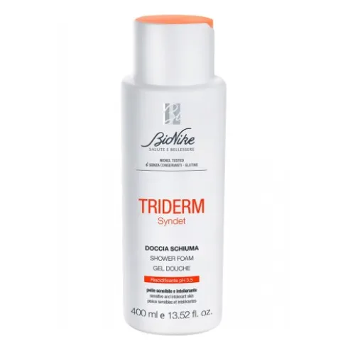 Triderm Syndet Docciaschiuma Riacidificante pH 3,5 - Ideale per pelli sensibili e delicate - 400 ml