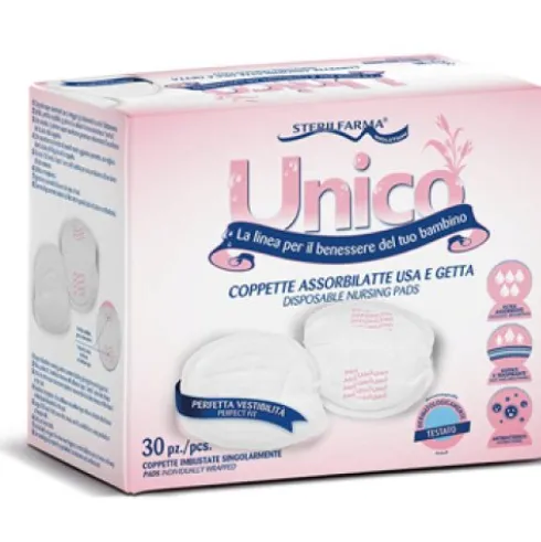 UNICO Coppette Assorb.30pz