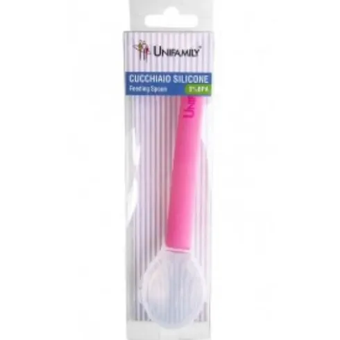 Unifamily Cucchiaio in Silicone Girl Rosa