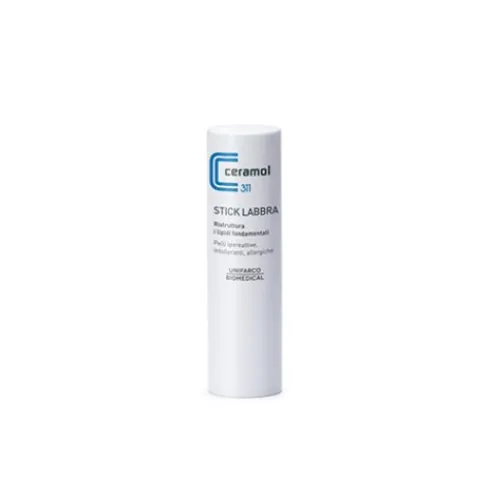 Unifarco Ceramol 311 Stick Labbra Ipoallergenico per Labbra Sensibili e Secche 4.5g