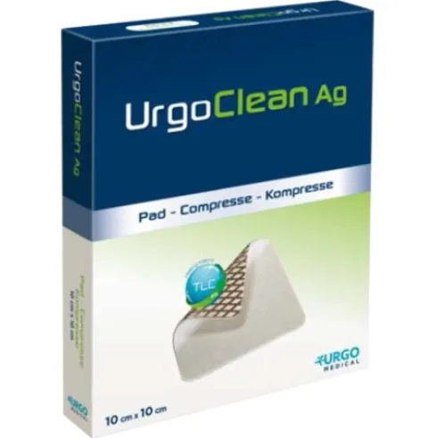URGOCLEAN*AG/Silver 6x6cm 5pz