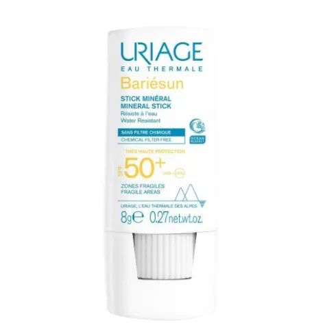Uriage Bariesun Stick Solare Minerale SPF50+ Resistente all'Acqua 8g