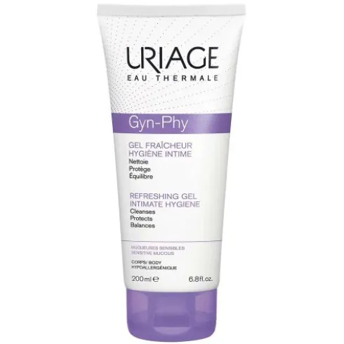 Uriage Gyn-Phy Detergente Intimo Delicato pH Fisiologico per Igiene Intima 200ml