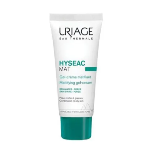 Uriage Hyseac Mat Crema Viso - Gel-crema opacizzante per pelle mista e grassa - 40 ml