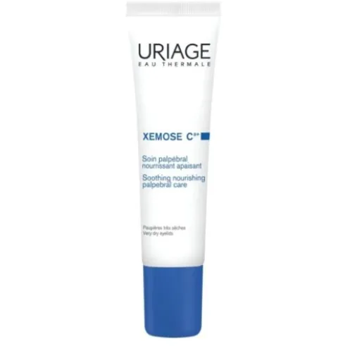 Uriage Xemose C8+ Contorno Occhi Lenitivo - Contorno occhi nutriente per pelle secca e atopica - 15 ml