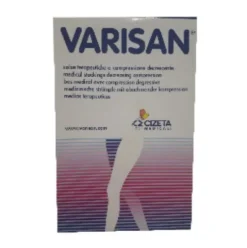 Varisan Ethere Gambaletto 15-20 mmHg Punta Aperta Poudre Taglia 3