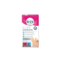 Veet Strisce Depilatorie Pure Ascelle Ipoallergeniche 16 Pezzi
