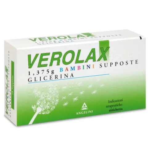 Verolax 18 Supposte di Glicerina Bambini 1,375g
