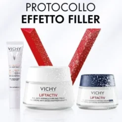 Vichy Cofanetto di Natale 2025 Liftactiv HA - Crema giorno 50 ml + Crema notte 15 ml + UV Age 15 ml