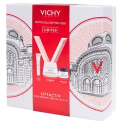 Vichy Cofanetto di Natale 2025 Liftactiv HA - Crema giorno 50 ml + Crema notte 15 ml + UV Age 15 ml
