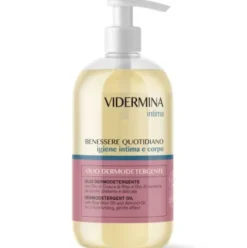 Vidermina Intima Olio - Detergente intimo e corpo per adulti e bambini - 500 ml - prezzo speciale