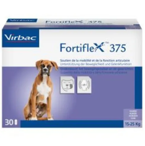 Virbac FortifleX 375mg, 30 Compresse Appetibili per Cani