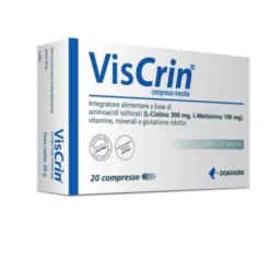 Viscrin - Integratore alimentare per capelli e unghie sane e forti - 20 Compresse