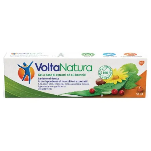 Voltanatura Gel - Effetto lenitivo e rinfrescante per dolori e strappi muscolari - 50 ml