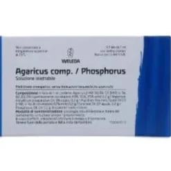 Weleda Agaricus Phosphorus Composto Medicinale Omeopatico per Osteoporosi 8 Fiale