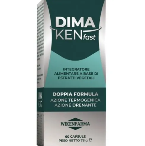 Wikenfarma Dimaken Fast Integratore per Drenaggio dei Liquidi 60 Compresse