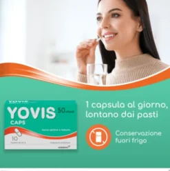 YOVIS caps - Integratore per l'equilibrio della flora intestinale - 10 capsule
