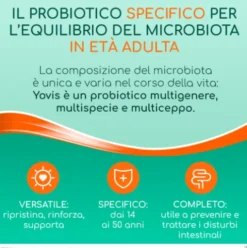 YOVIS caps - Integratore per l'equilibrio della flora intestinale - 10 capsule