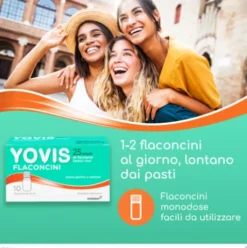 YOVIS - Integratore per l'equilibrio della flora intestinale - 10 flaconcini