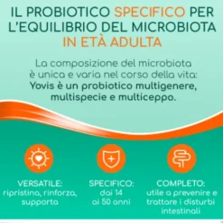 YOVIS - Integratore per l'equilibrio della flora intestinale - 10 flaconcini